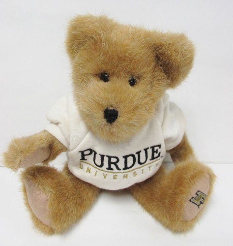 Boyds 919521 \"Pete\" Purdue University Boyds 10\" Bear<br>(Click picture full details)<br>